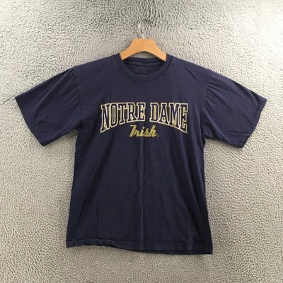 Camiseta Irlandesa Cadre Notre Dame Camiseta Para Hombre Grande Azul Algodón Manga Corta Informal Foto 1 de 4