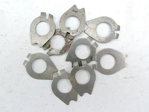 9 nuevas arandelas de pestañas Lucas 470877 Magdyno 350 500 incomparables Norton BSA AJS 805 - Imagen 1 de 2