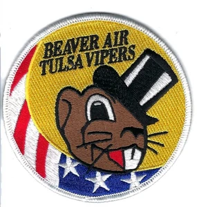 PATCH USAF 125TH FIGHTER SQ OKLAHOMA AIR NATIONAL  GUARD F16 SWIRL FS2-21 - Picture 1 of 1