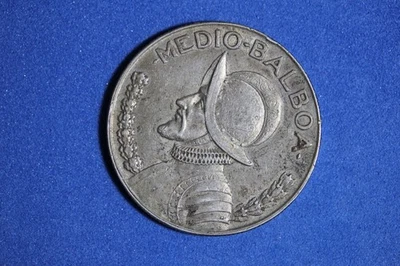 1934 Panama 1/2 Balboa #K56824 - Image 1 of 2