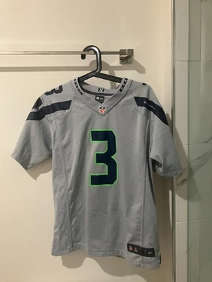 - Seattle Seahawks Gris Russell Wilson Nike Camiseta de Fútbol Juvenil Grande Foto 1 de 3