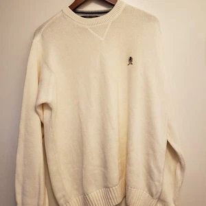 Tommy Hilfiger Herrenpullover weiß/creme Baumwolle Größe S - Vintage  - Bild 1 von 12