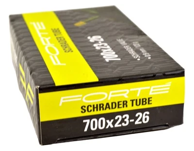 Bicycle Inner Tube Forte 700 x 23-26 Schrader valve - Image 1 of 4