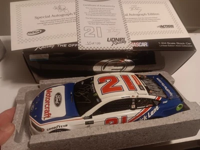 Ryan Blaney #21 Motorcraft Darlington autografiado 2017 Elite 1 de 120 Foto 1 de 4