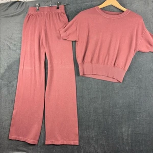 Set maglia malva donna Yuna - misure come una media accogliente e carina! - Foto 1 di 10