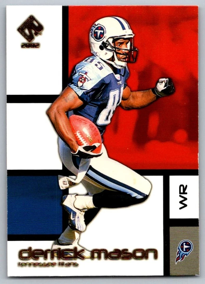 2002 Pacific Red Derrick Mason Tennessee Titans #275 - Image 1 of 2