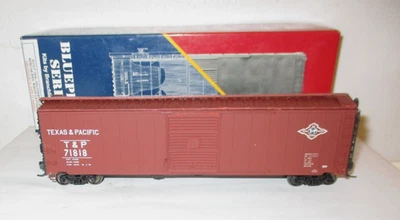 HO Branchline Blueprint Texas & Pacific 50' Box Car 8' Door Kadees - Image 1 of 4