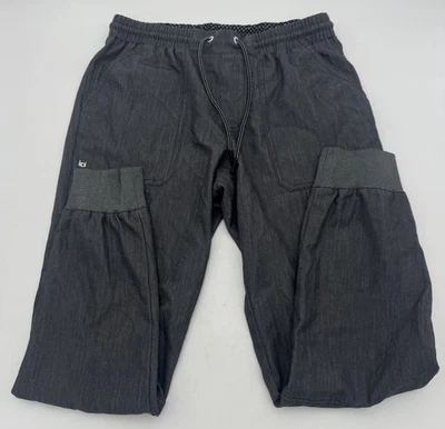 Брюки для бега женские Koi серые скраб миниатюрные XS со шнурком - Изображение 1 из 4