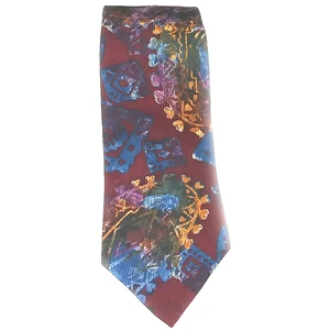 Allyn Saint George Abstract Art to Wear Silk Tie 3.75 x 58 American Classic - Picture 1 of 2