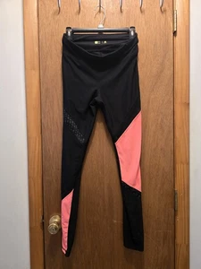 Xersion Leggings Womens Size Medium Black Pink Fitted  Leggings Strength - Picture 1 of 7