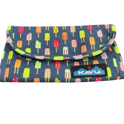 Cartera Kavu Big Spender Paleta Fiesta Azul Nueva con Etiquetas Foto 1 de 4