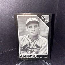 1991 CONLON COLLECTION TSN PEPPER MARTIN ST. LOUIS CARDINALS #274