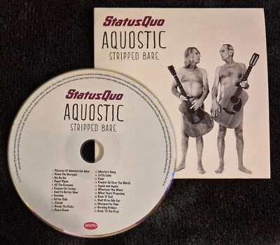 Status Quo - Aquostic: Stripped Bare CD (2014) Promo Disc - Image 1 of 3