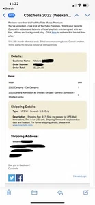 3 Coachella Tickets w/Shuttle Passes Weekend 2 - Picture 1 of 1