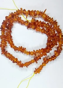 Strand of Natural Baltic Amber Beads for Jewelry Making 16" - Picture 1 of 8