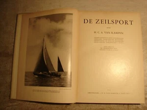 De Zeilsport, Der Segelsport, umfangreiches Buch über Bootsbau und Takelage  - Bild 1 von 10