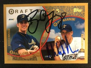 1999 Topps SIGNED: Brad Lidge / Mike Nannini (Both) #441