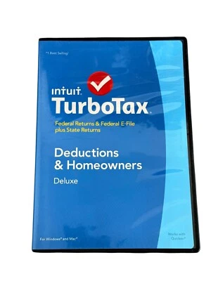 TurboTax Deluxe 2014 deducciones y propietarios federales y estatales + archivo electrónico federal Foto 1 de 2