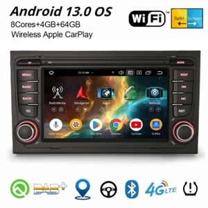 8-Kern Android 14 Autoradio für Audi A4 RS4 B9 SEAT EXEO 64GB Navi Carplay DAB+ - Bild 1 von 24