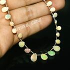 real poal necklace  Faceted Briolettes Multi Fire Opal Jewelry Necklace NP-1706
