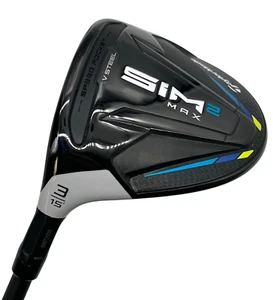 Left Handed TaylorMade Sim2 Max #3-15* Fairway Wood - Picture 1 of 3