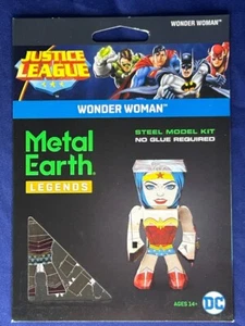 WONDER WOMAN Metal Earth LEGENDS 3D Model Kit JUSTICE LEAGUE DC Comics WB NEW - Picture 1 of 3
