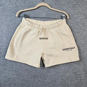 Fear of God Essentials Buttercream Color Sweat short Size XL (12) Stained - Picture 1 of 10