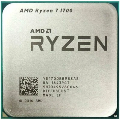 AMD Ryzen 7 1700  3.0 GHz 8C 16T 65W CPU Processor R7 1700 - Image 1 of 2