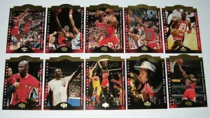1996-97 UD Collector's Choice: 10-Card A Cut Above Die-Cut Set - Michael Jordan - Picture 1 of 11