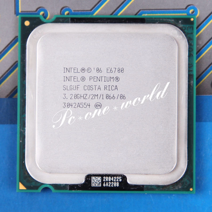 100% OK SLGUF Intel Pentium E6700 3.2 GHz Dual-Core Processor CPU - Image 1 of 1