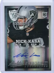 2013 PANINI ABSOLUTE NICK KASA SPECTRUM AUTO AUTO - Picture 1 of 1