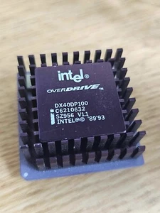 Vintage Retro Gaming Intel Overdrive DX4ODPR100 Intel Ceramic Rare Model SZ956 - Bild 1 von 4