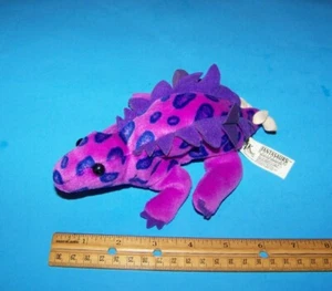 24K Company Beanie / Plüsch "Fantasaurs Collection" 1997 Stegosaurus (lila) - Bild 1 von 3