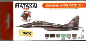Hataka Hobby Farben MODERN POLISH AIR FORCE COLORS Orange Line Lack Lack Set - Bild 1 von 2