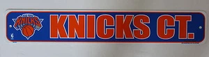 New York Knicks Logo Knicks Ct NBA Street Sign College Dorm Wall Decor - Picture 1 of 1