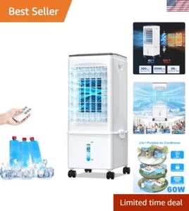 Portable Air Conditioner 3-in-1 Evaporative Cooler Fan Remote 2.5 Gal - Picture 1 of 11