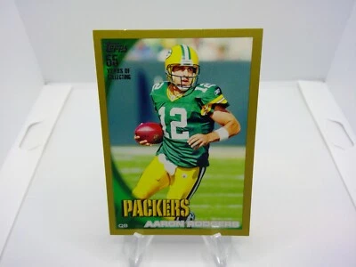 2010 Topps Aaron Rodgers Gold /2010 Green Bay Packers #150 - Image 1 of 2
