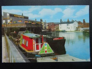 Birmingham Canal CAMBRIAN WHARF The Long Boat Inn c1970's Postcard by J. Salmon - Picture 1 of 2