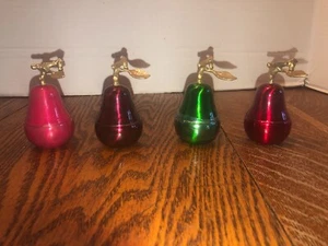D. L & Co Modern Alchemists 4 Metal Pear Shaped Tea Light Candles - Picture 1 of 9