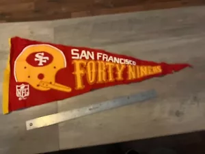 Vintage Filz Wimpel San Francisco 49ers Forty Niners - Bild 1 von 9