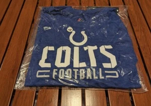 Men's Fanatics Blue NFL Indianapolis Colts Football Long Sleeve T-Shirt - Picture 1 of 4