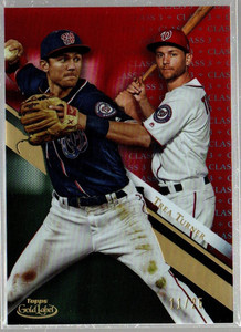 2019 Topps Gold Label Class 3 Red #64 Trea Turner /25