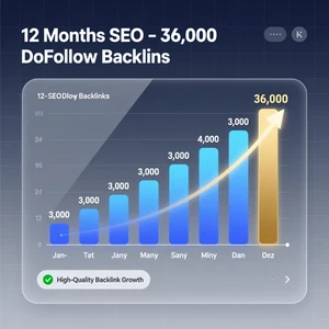 SEO 12 meses construcción de backlinks optimización de motores de búsqueda backlinks de 1 año - Imagen 1 de 1