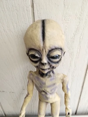 Figura extraterrestre vintage Boyd Bushman estilo 20" utilería área 51 Roswell Halloween ET Foto 1 de 4