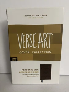 Thomas Nelson King James Version Verse Art Reference Bible - New In Open Box - Picture 1 of 9