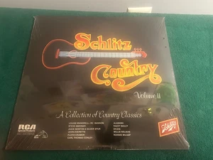 SCHLITZ BEER COUNTRY CLASSICS VOLUME 2 LP RCA factory sealed - Imagen 1 de 2