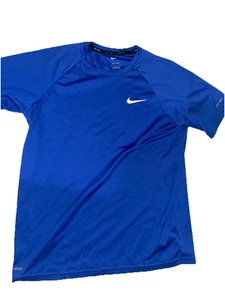 Camicia da bagno uomo Nike blu media UPF 40+ - Foto 1 di 4