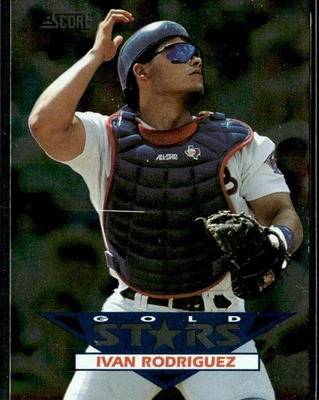 1994 Score Ivan Rodriguez Gold Stars HSC - Image 1 of 2