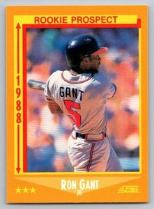 1988 Score - Ron Gant #647 (RC) - Picture 1 of 2