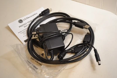 GENUINE LG Switching Adapter ADS-48FSK-19 & HDMI Cable - Image 1 of 2